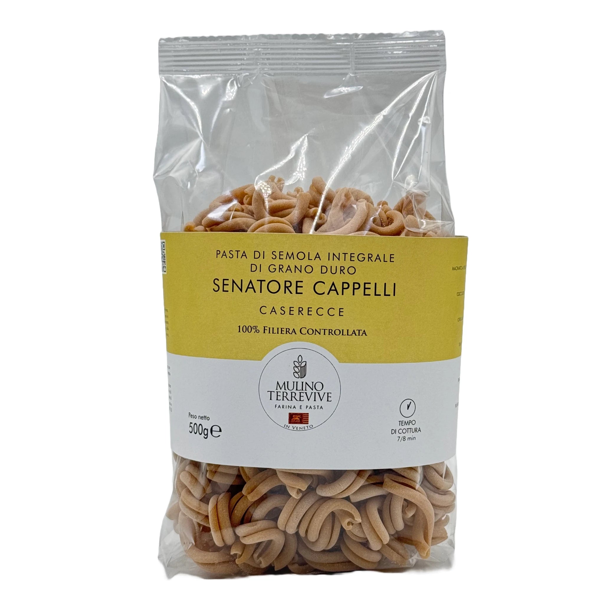 Specialità Integrale Senatore Cappelli Caserecce 500g  -  Mulino Terrevive - vaigustando