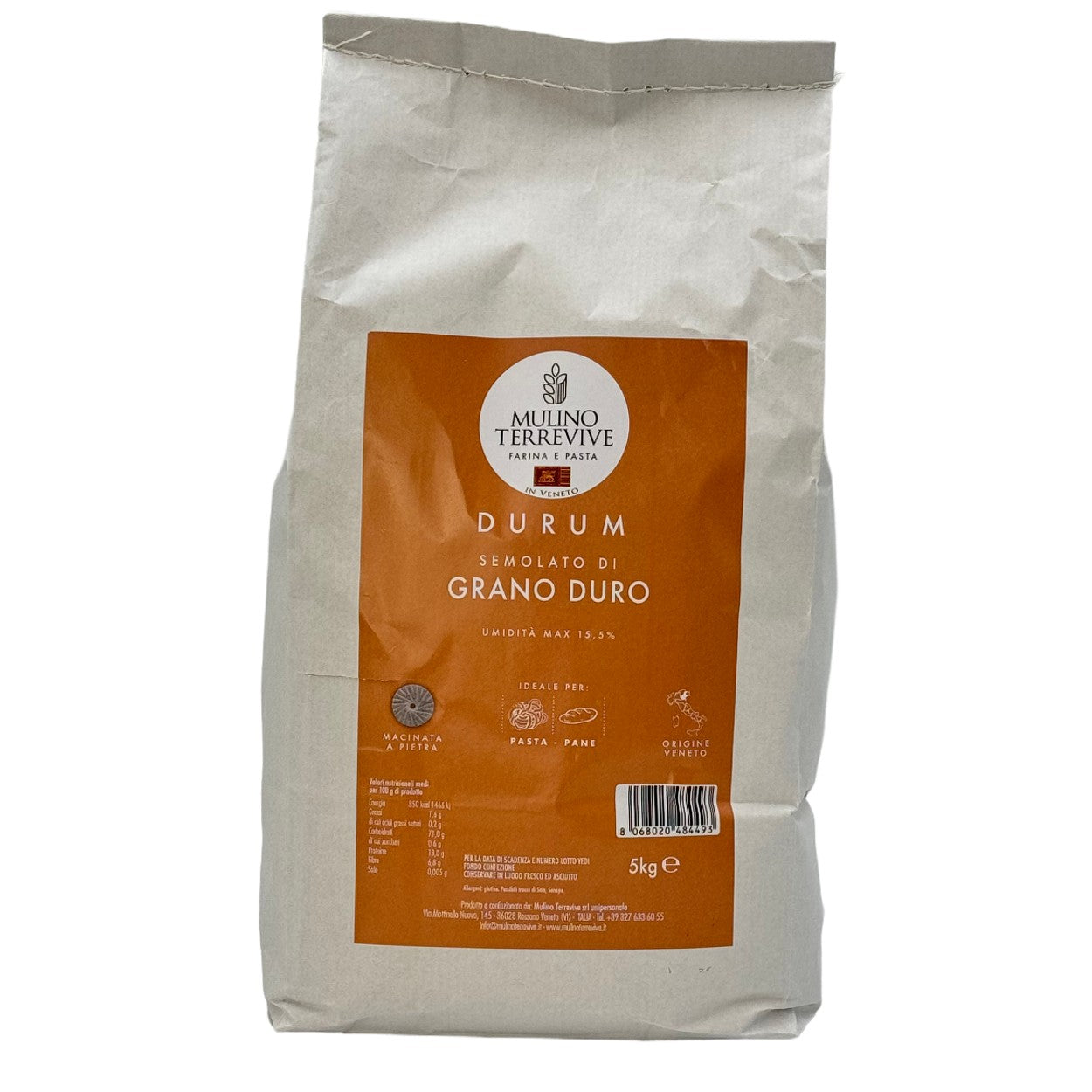 Durum Semolato di Grano duro - Mulino Terrevive - vaigustando