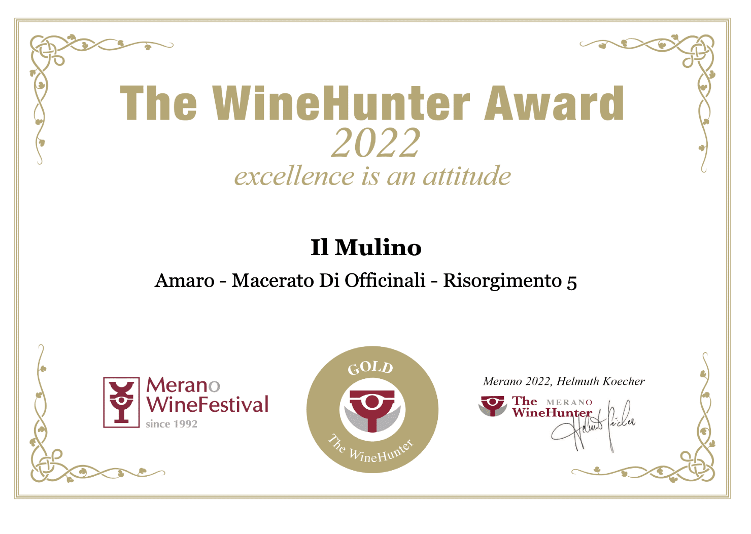 Amaro Macerato Di Officinali  -  Risorgimento 5 - vaigustando