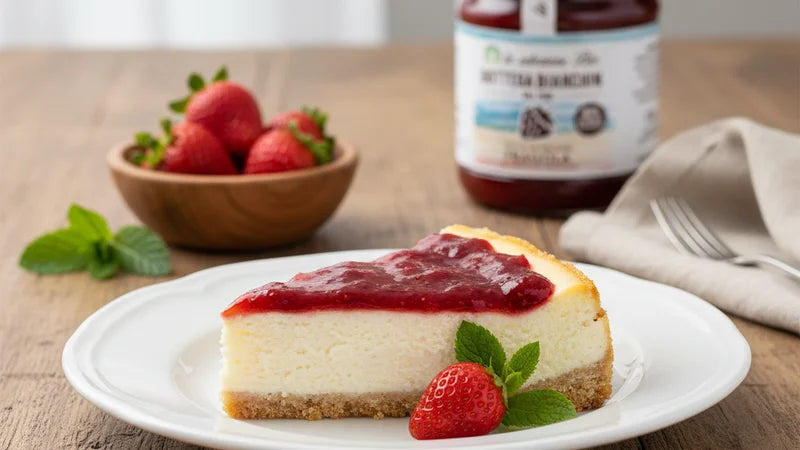 cheesecake-alla-confettura-di-fragole-biologiche--ricetta-italiana