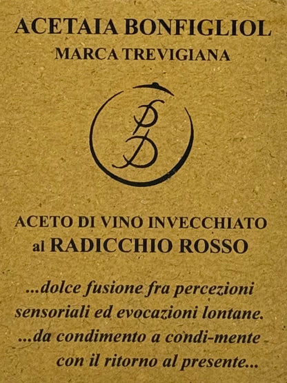 Aceto di vino invecchiato al Radicchio Rosso  -  Acetaia Bonfigliol - vaigustando