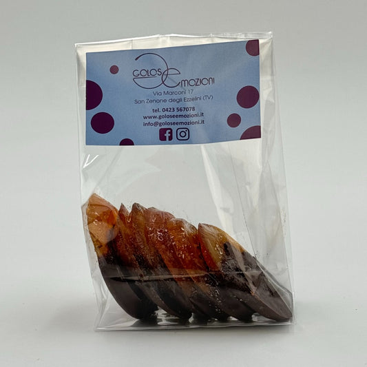 Arancia candita al cioccolato fondente