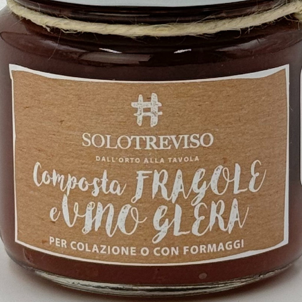 Composta di fragole e vino glera  -  SoloTreviso - vaigustando
