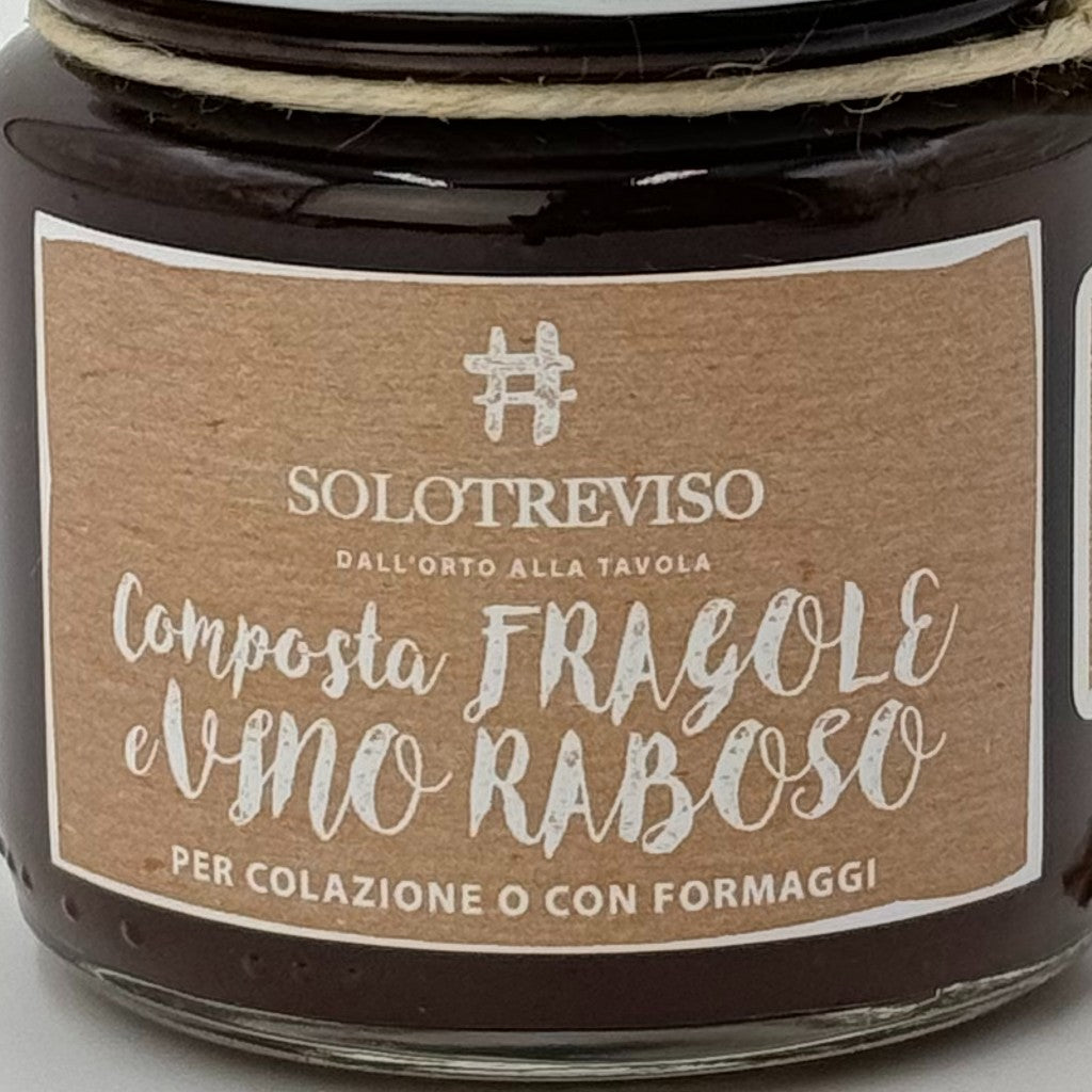 Composta di fragole e vino raboso  -  SoloTreviso - vaigustando