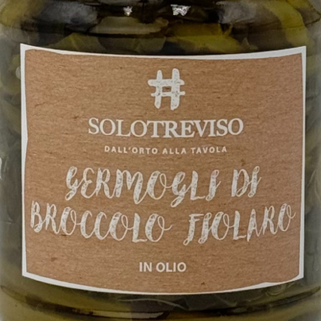 Germogli di broccolo friularo in olio extra vergine di oliva  -  SoloTreviso - vaigustando