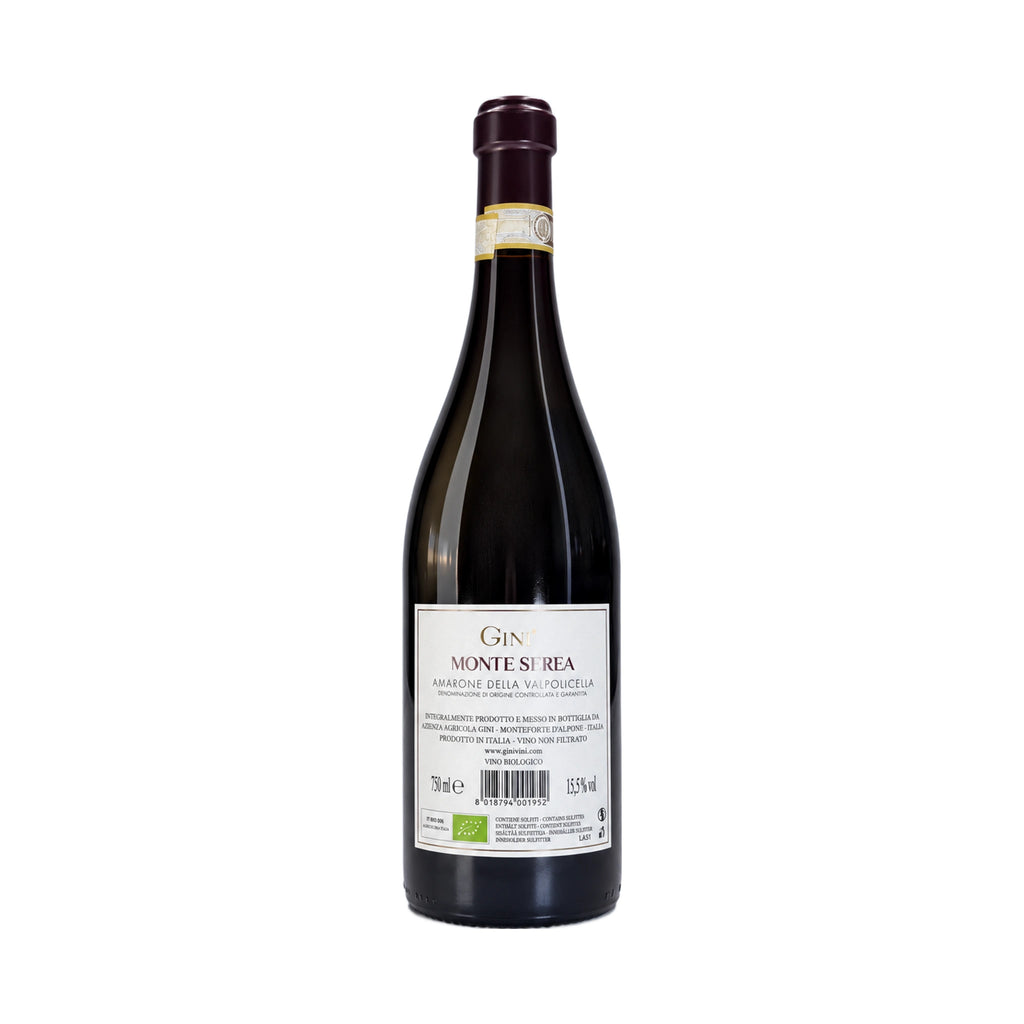 Monte Serea amarone della Valpolicella  (retro etichetta)Tenuta Scajari-Gini-Vaigustando