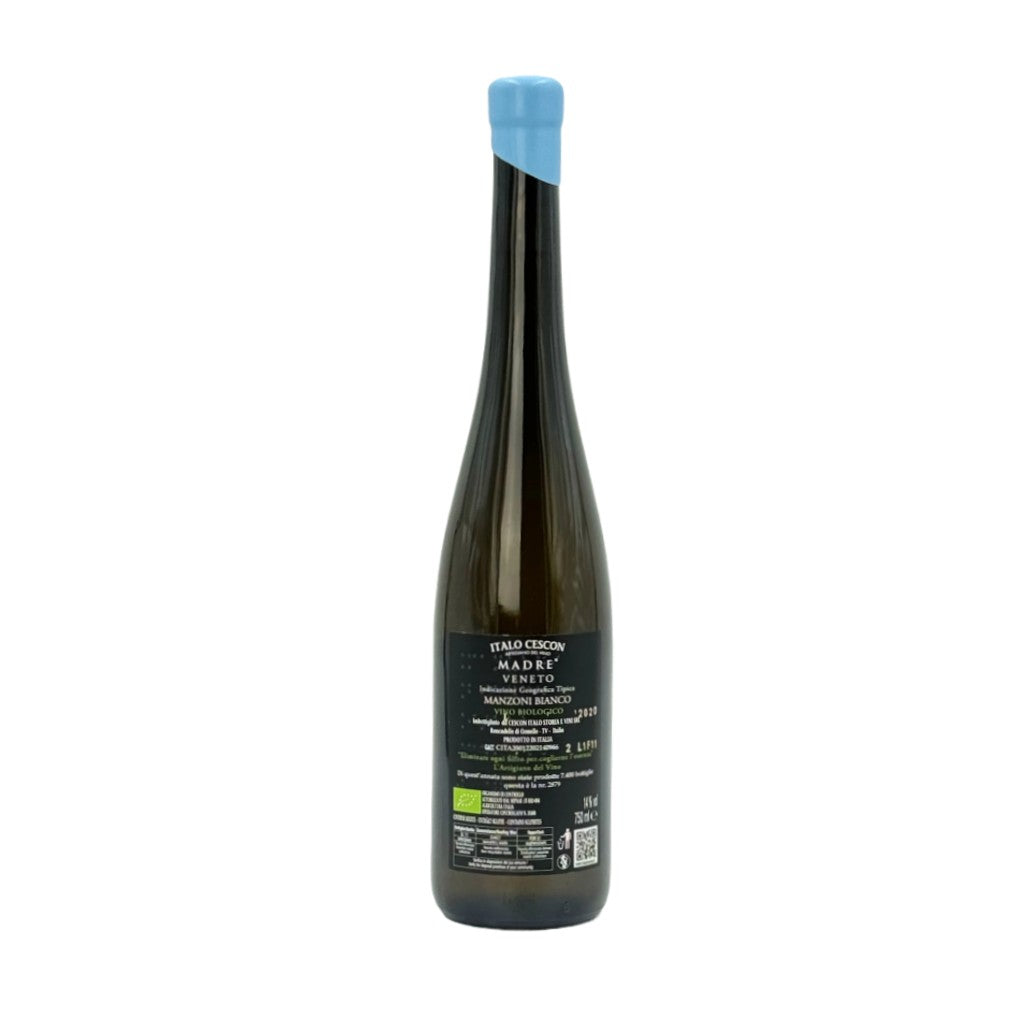Box 6 Bottiglie - Madre Manzoni Bianco Biologico Veneto I.G.T.  -  Italo Cescon - vaigustando