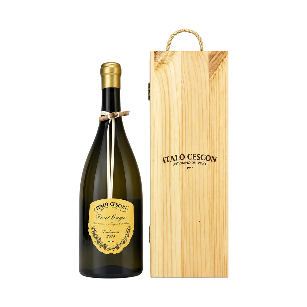 Pinot Grigio-Grave Friuli DOC-Magnum-con bauletto-Italo Cescon-Vaigustando