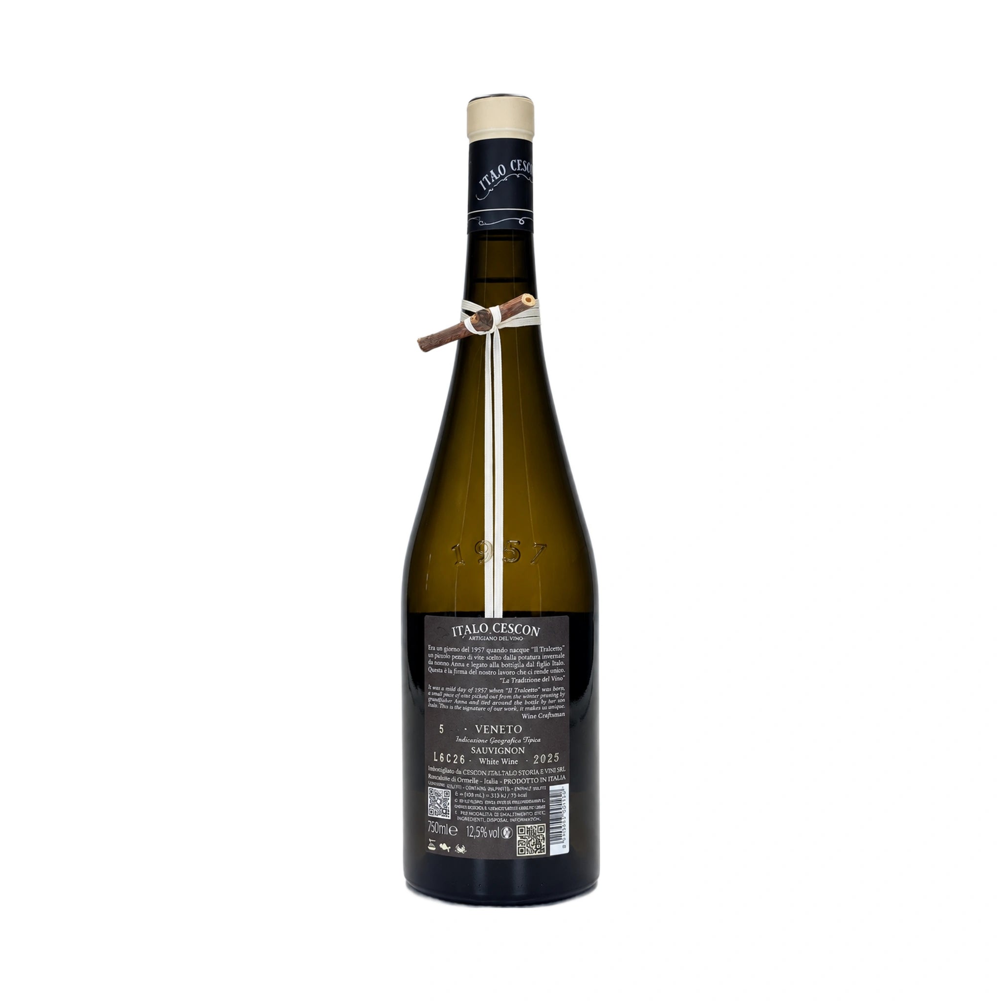 Sauvignon Veneto I.G.T. 2025 (retro etichetta)-Italo Cescon-Vaigustando