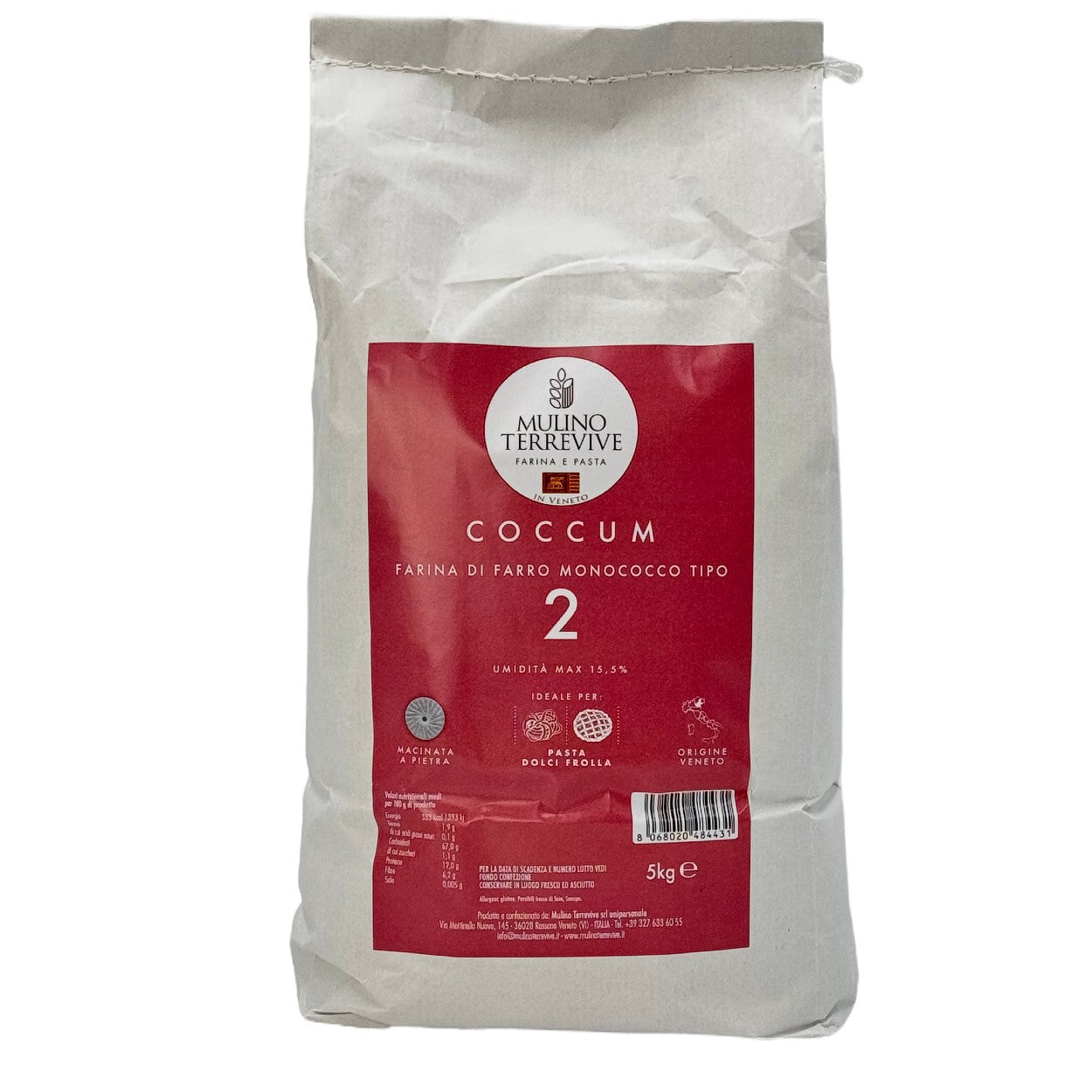 Coccum Farina di Farro Monococco tipo 2  -  Mulino Terrevive - vaigustando