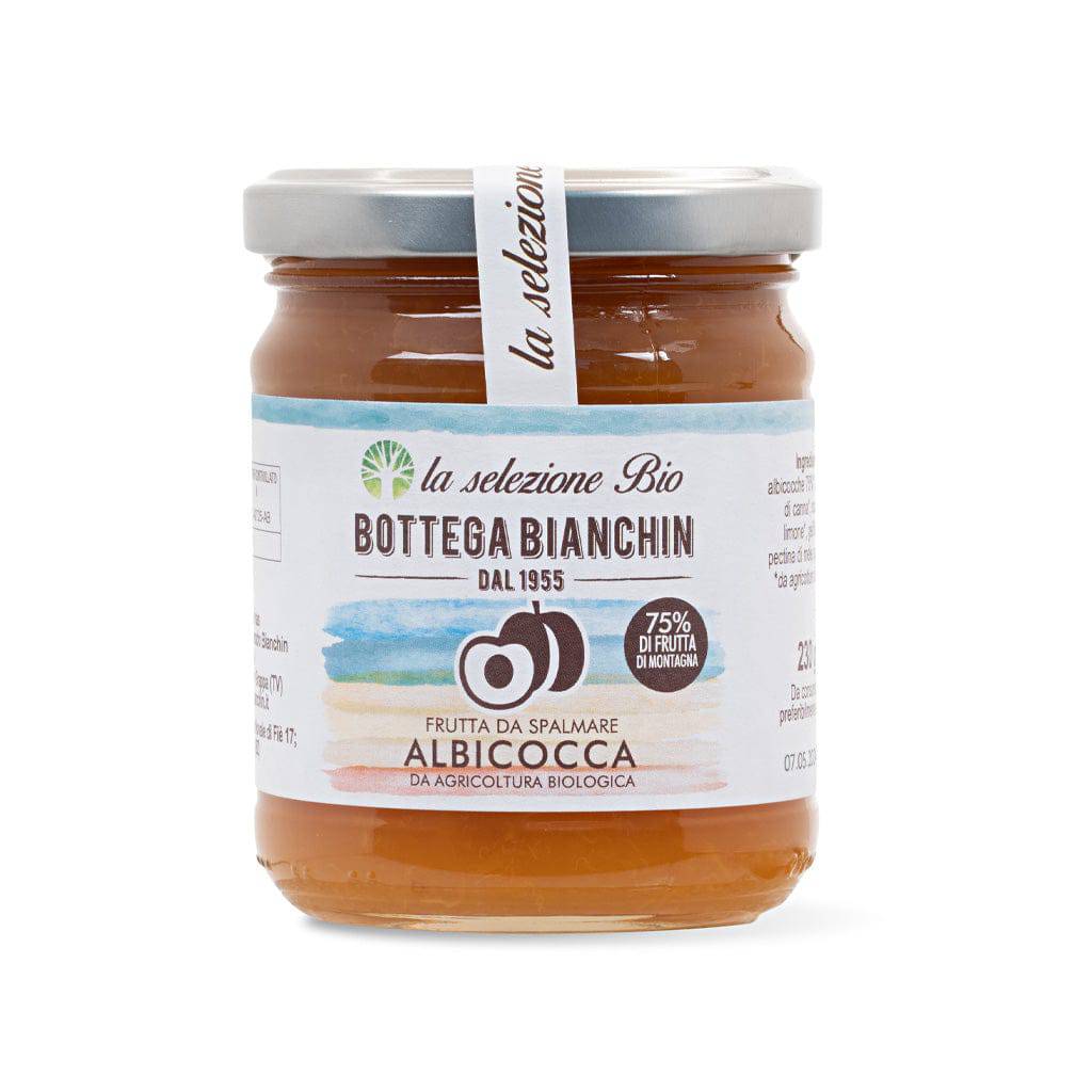 Confettura di Albicocca da agricoltura Biologica 230g  -  Bottega Bianchin - vaigustando