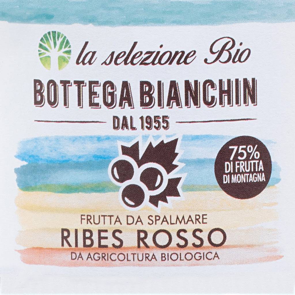 Confettura di Ribes Rosso da agricoltura Biologica 230g  -  Bottega Bianchin - vaigustando