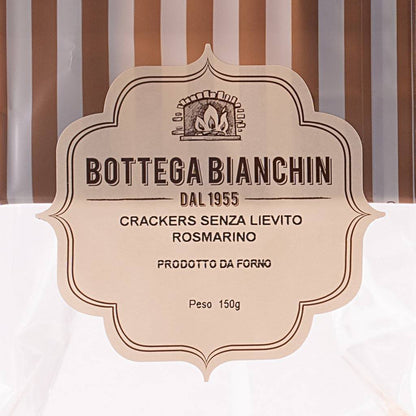 Crackers senza lievito con Rosmarino 150g  -  Bottega Bianchin - vaigustando