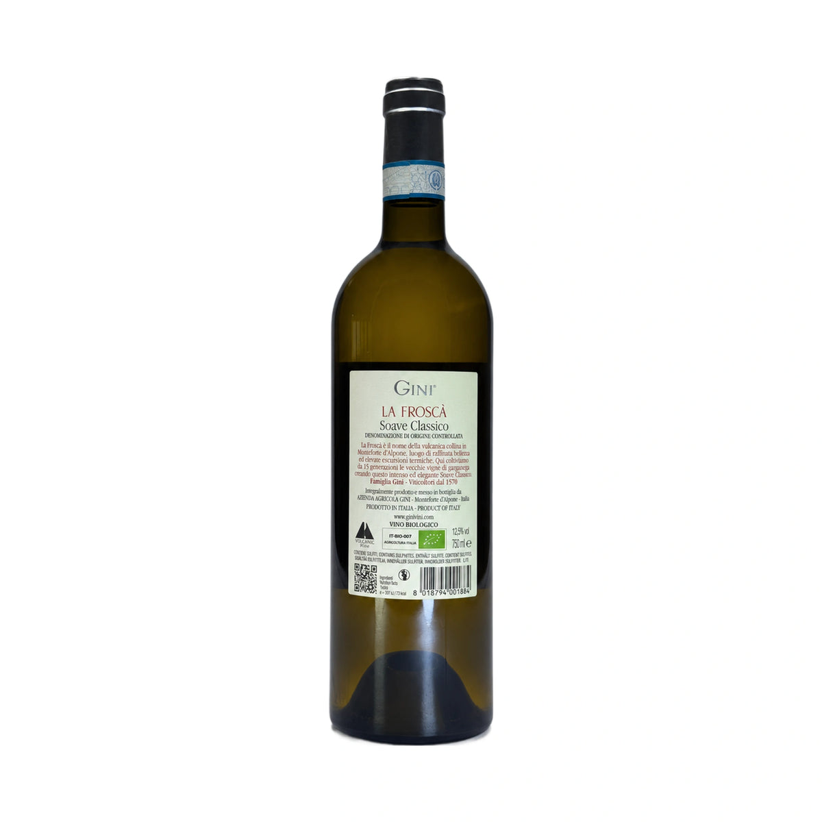 La Froscà Soave classico (retro bottiglia)-Gini-Vaigustando
