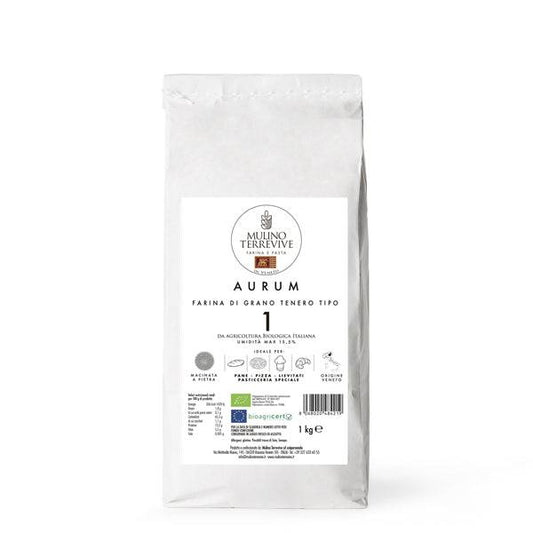 Aurum Farina di Grano tenero tipo 1 BIO 1kg - vaigustando
