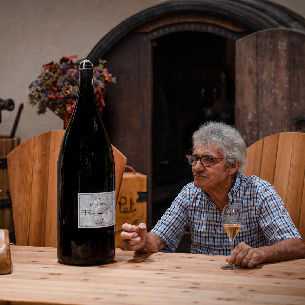 Fa un giro "Pat del Colmel" Magnum vino bianco frizzante rifermentazione naturale in bottiglia annata 2021  -  Pat del Colmel - vaigustando